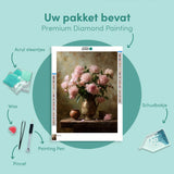 Diamond Painting Brocante Pink Peonies