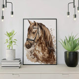 Paint by Numbers Brown Horse
