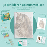 Paint by Numbers Brown Horse