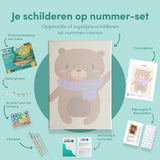 Paint by Numbers Brown Bear