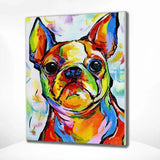 Paint by Numbers Bulldog Happy Colours