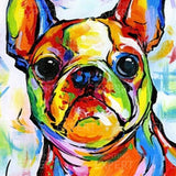 Paint by Numbers Bulldog Happy Colours