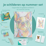 Paint by Numbers Bulldog Happy Colours