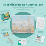 Paint by Numbers Bus with Animals
