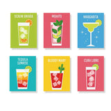 Cocktail Collection - Paint by Numbers Mini Set of 6