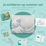 Paint by Numbers The Great Wave off Kanagawa, Hokusai Japan