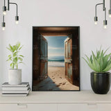 Paint by Numbers Door to an Idyllic Beach