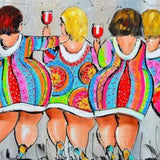 Paint by Numbers Fat Ladies