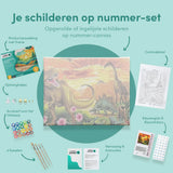 Paint by Numbers Dinosaur