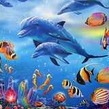 Paint by Numbers Dolphins and Fish