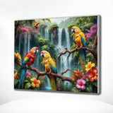 Diamond Painting Three Parrots