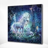 Paint by Numbers Unicorns in the Forest