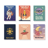 Quirky Space Adventures - Paint by Numbers Mini Set of 6