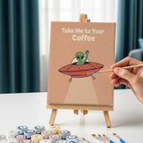 Quirky Space Adventures - Paint by Numbers Mini Set of 6
