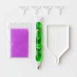 Ergonomic Diamond Painting Pen Kit – With Extra Wax & Luxurious Grip