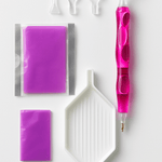 Ergonomic Diamond Painting Pen Kit – With Extra Wax & Luxurious Grip