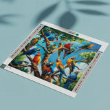 Diamond Painting Family Parrot