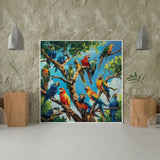 Diamond Painting Family Parrot