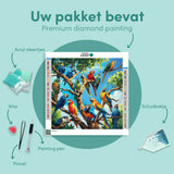 Diamond Painting Family Parrot