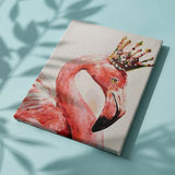 Paint by Numbers Flamingo with Crown