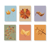 Whispering Autumn Leaves - Paint by Numbers Mini Set of 6