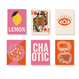 Bold and Chaotic - Paint by Numbers Mini Set of 6