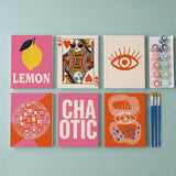 Bold and Chaotic - Paint by Numbers Mini Set of 6