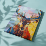 Paint by Numbers Coloured Deer
