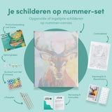 Paint by Numbers Coloured Deer