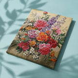 Paint by Numbers Coloured Flowers Bouquet