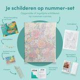 Paint by Numbers Coloured Flowers Bouquet