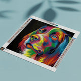 Diamond Painting Coloured Labrador