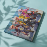 Paint by Numbers Pleasant ladies riding motorcycles