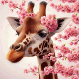 Diamond Painting Giraffe Pink
