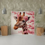 Diamond Painting Giraffe Pink