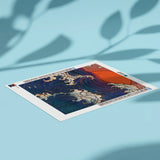 Diamond Painting Waves with Sun