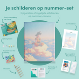 Paint by Numbers Golden Cloud