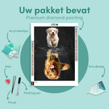 Diamond Painting Large and Small Labrador