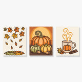 Autumn Bliss - Paint by Numbers Mini Set of 3