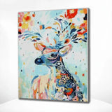 Diamond Painting Deer with Flowers