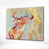 Paint by Numbers Deer with Cheerful Colours