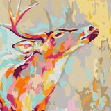 Paint by Numbers Deer with Cheerful Colours