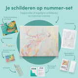 Paint by Numbers Deer with Cheerful Colours