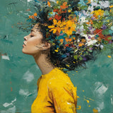 Diamond Painting The girl and the flowers