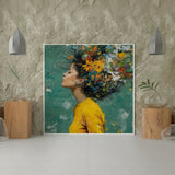 Diamond Painting The girl and the flowers