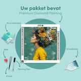Diamond Painting The girl and the flowers