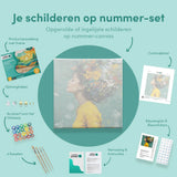 Paint by Numbers The girl and the flowers