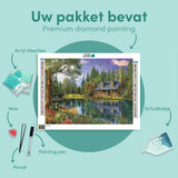 Diamond Painting House in the Forest