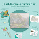 Paint by Numbers House with Shore