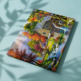 Paint by Numbers House with Watermill